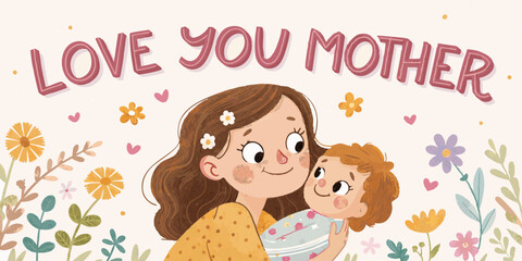 Obraz premium Happy mother day 