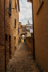 Obraz premium view of the historic center of Bibbona