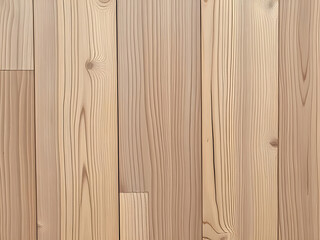 Fototapeta premium Natural Wood Texture: A seamless close-up shot of natural wood planks, showcasing the grain, knots and subtle color variations, perfect for adding a touch of rustic charm to your design. 