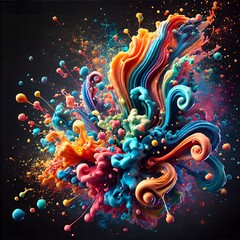 Obraz premium abstract colorful background