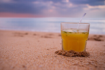 cocktail on the beach