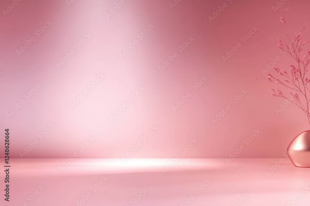 Poster soft pink gradient background for elegant and modern design projects featuring subtle color transiti