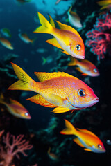 Naklejka premium sea fish