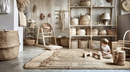 Scandinavian-style children's room