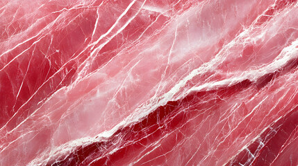 Close-up Red Marble Texture Background