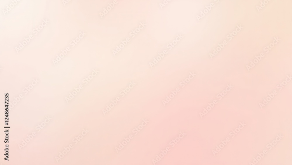 Poster smooth gradient transitions from off-white to soft pink create a gentle, soothing backdrop for diver
