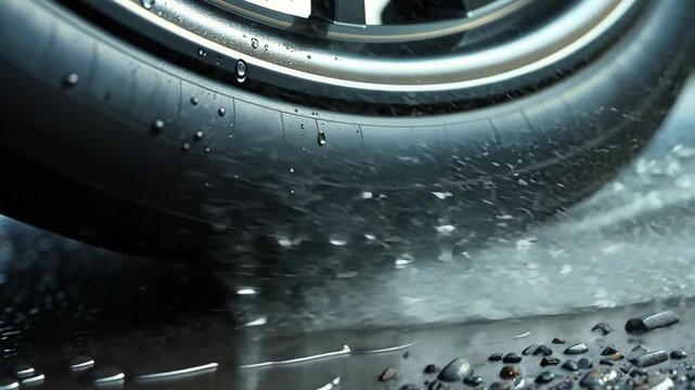 Exploring the impact of tire design and tread pattern on vehicle performance and safety during wet conditions