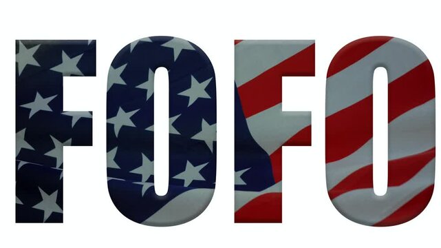 The acronym FOFO written in impact font merging to an overlay  American flag.
Fofo stands for &ldquo;Fear of finding out&rdquo; and is a phenomena where a person avoids negative news. 