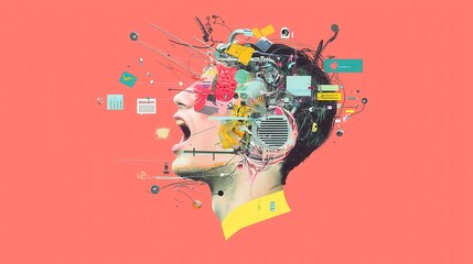 Voice Recognition Revolution, AI-driven technology transforming global business communication, featuring sleek vector design, clear lines, ample copy-space for branding.