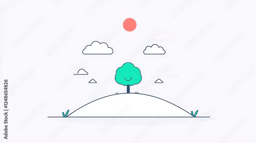 Poster cloud project management solutions, enhancing remote collaboration and productivity, featuring clean