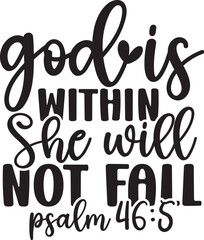 God is Within Her She Will Not Fall