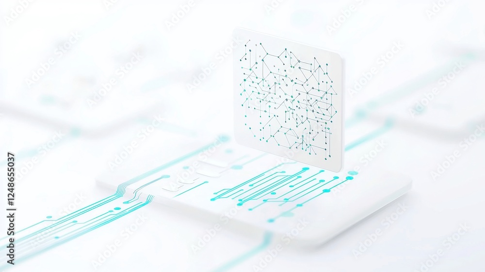 Poster digital compliance automation, a clean and simple vector illustration depicting cross-border complia