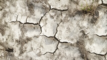 Drought-Affected Earth Texture: A Visual Representation of Environmental Distress