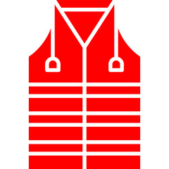 Protector Vest icon single vector illustration