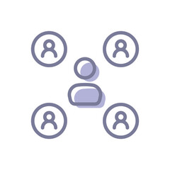 Engagement vector icon