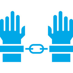 Slavery icon single vector illustration