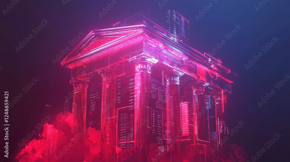 Aufkleber ai-driven digital banking revolution, exploring the transformative impact of artificial intelligence