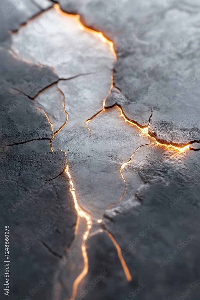 Poster thin, glowing metallic veins appear to flow across a soft, matte black background, mimicking liquid 