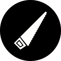 Handsaw icon single vector illustration