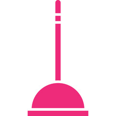 Plunger icon single vector illustration