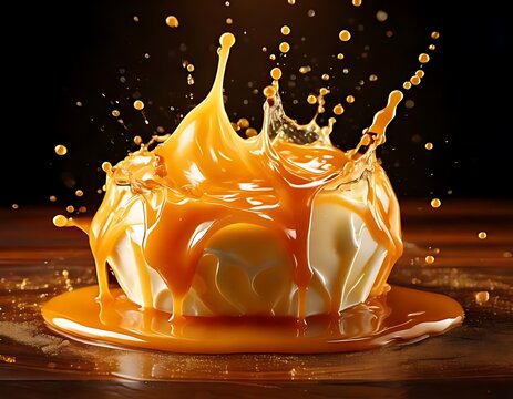 Dulce de Leche, a caramel dream, melts with creamy sweetness, transforming simple milk into gold.