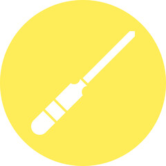 Screwdriver icon single vector illustration