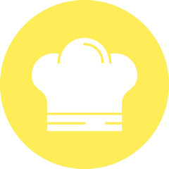 Chef icon single vector illustration