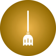 Broom icon single vector illustration