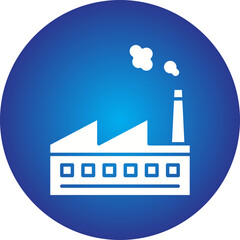 Factory icon single vector illustration