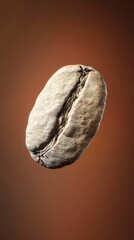 Naklejka premium Exquisite Coffee Bean: A Detailed Visual Feast