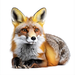 Obraz premium Majestic Red Fox: A Stunning Wildlife Portrait