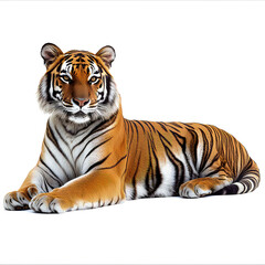 Obraz premium Majestic Tiger: A Stunning Portrait of a Powerful Wild Cat