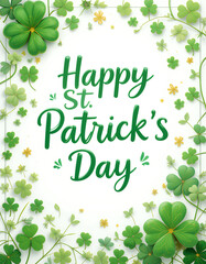 st patricks day greeting card