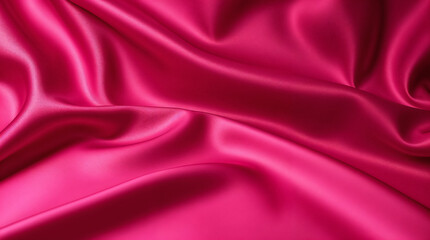 Obraz premium A smooth, Matte, and evenly lit plain red silk texture background. 