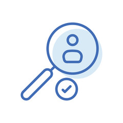 Social Research vector icon