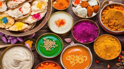 Sweets And Colors Capturing Holi Vibrance