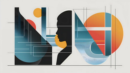 silhouette painting of a person