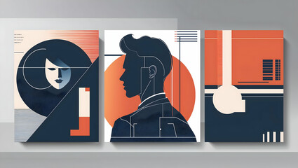 silhouette painting of a person