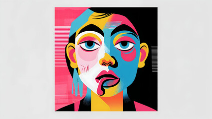 silhouette painting of a person