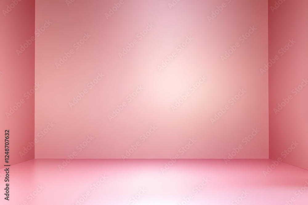 Poster soft pink gradient background with subtle shadows for creative design and artistic presentation in s