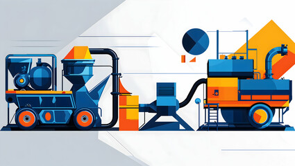 construction repair tool icon illustration