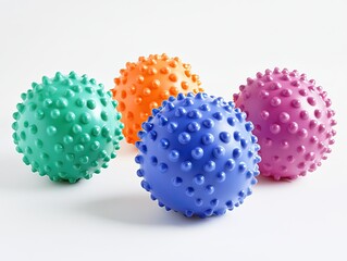 Colorful Spiky Balls: Tactile Sensory Toys for Children and Physical Therapy