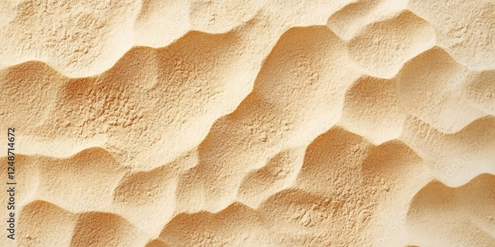 Poster detailed close-up of sand texture in hyper realistic style for background use in various creative pr