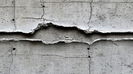 Obraz premium Cracked concrete wall texture.
