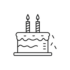 Birthday Cake with Candles