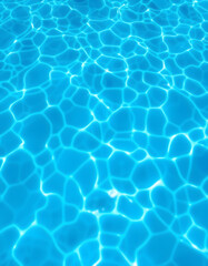 Obraz premium Wallpaper made of pool or sea water. Minimal waves concept. Summer, water and sun inspiration, one line art. with white shades