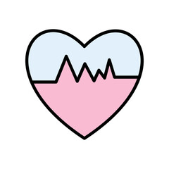 Cardiogram Icon Design