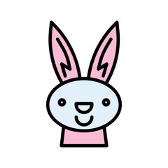 Easter Bunny Icon Design