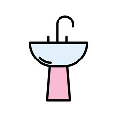 Washbasin Icon Design