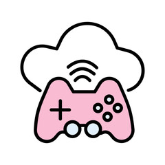 Game Streaming Icon Design
